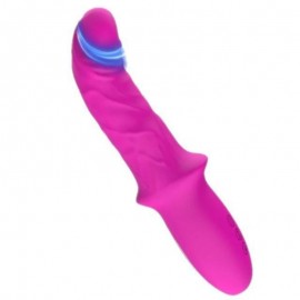 10 Speed Auto Thrusting and Heating Luxury Dildo USB Rechargeable